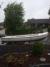 16 foot dinghy with 20 hp Mariner motor Electric bilge pump Compass without boat trailer.