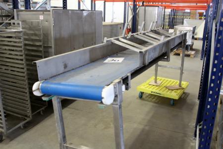 Conveyor 3000 x 420 mm Elektrisch angetriebene, nicht getestet