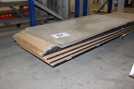 Pallet with plates for pallet racking