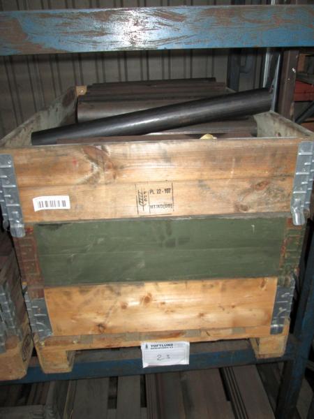 Metal pipe ø 76.1 x 2.9 x blanede lengths Excl. Palle and hits total weight with pallet 395kg