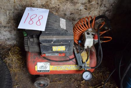 Compressor 2 hp + Kew compact 30a pressure washer Stand unknown.