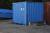 Redskabscontainer 3m x 240 cm udvendige mål indhold bliver fjernet med strøm og lys med reolopbygning