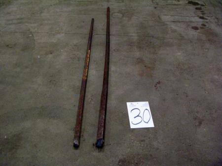 Break the rods 2 pieces - Height 148 & 177 cm