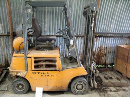 Gastruck "Still 70 R 16" - fixed rings and low tower. Can not currently drive but bankrupt believed repairs would be affordable - condition unknown