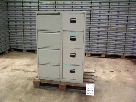 Filing cabinets 2 pcs. B 41 / B D 47 x 62 x 132 cm H