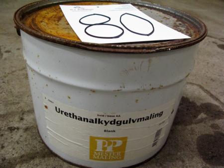 Gulvmaling 9 liters bøtte - Urethanalkyd gulvmaling ubrugt
