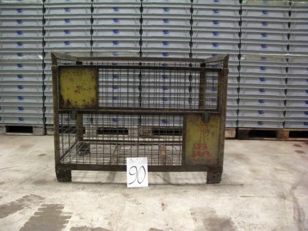 DSB cage 84 x 124 x H 97½ cm. Grid Base. Ideal for firewood, etc.