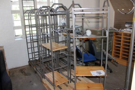 2 pallets with various store fixtures