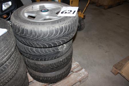 4 tires with alloy rims Alfa Romeo 195/50 R15