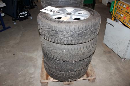 4 winter tires with rims 109/107 R8 Well pattern