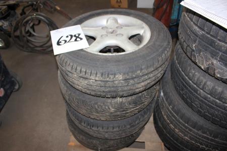 4 Tires with rims 175/70 R13 4-4 hole