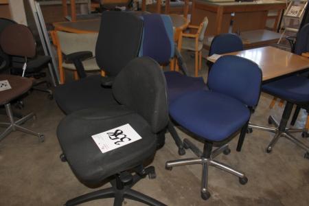 4 Stück Büro Stühle