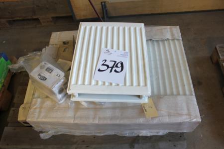 3 stk nye radiatorer med konvektor