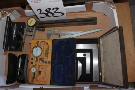 Various measuring tools