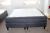 Comfort continental bed 180x200. 2 undersege. The middle mattress with zone pocket springs. In the top mattress 40 mm profiled foam. Furniture fabric on the sides and elastic fabric in the middle. Ben included. New and unused