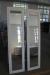 2 pcs mirrors in white. With stand on the back (can stand)