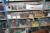 Contents 2 subjects steel shelving rand iron + fittings + bends etc.