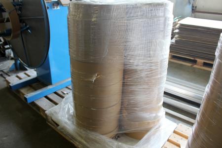 pallet with paper rolls 95 x 2500 x 26 to 2,500 meters per roll