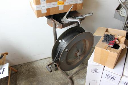 Strapping cart with strapper includes 3 boxes tape plastic