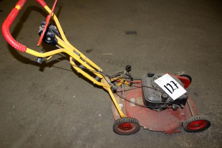 Mower, Klippo suspension for missing one wheel and shield to the draft broken, otherwise fully functional