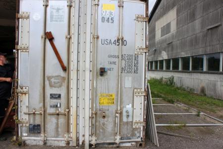 40 foot container ALU, very good condition