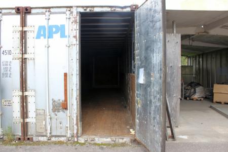 40 foot container ALU furnished with power, very good condition