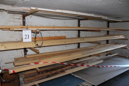 Various wood and plasterboard