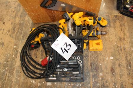 Miscellaneous Dewalt tool and extension cable, Stand unknown