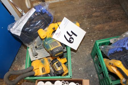 Miscellaneous hand tools (stand ukednt), gloves and sealants