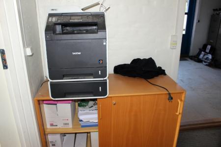 Printer Brother MFC and cabinet with content