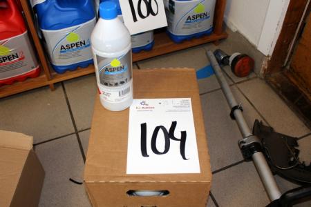 Box with 13 liters of Aspen 4 Petrol