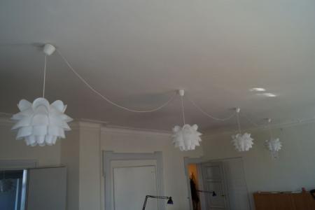 4 pcs. ceiling lights. Dismantled by the buyer