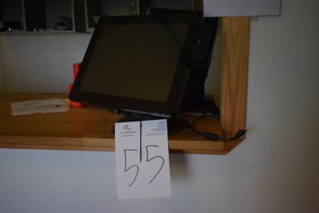 Short scanner system with card reader, printer, webcam and computer brand Digipas5.