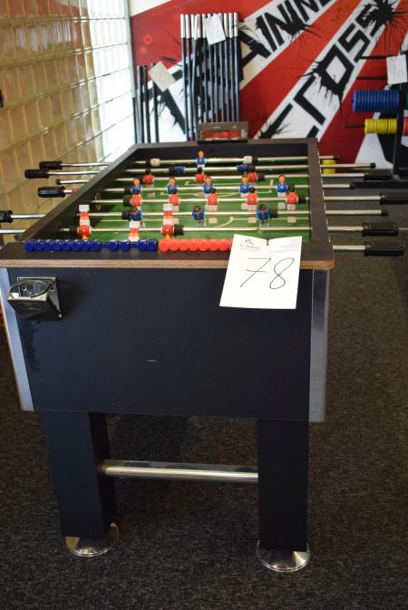 Football table, with subsequent digital counter