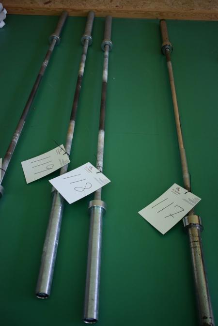 Pendlay, 20kg, 220cm Olympic weight rod clipping included
