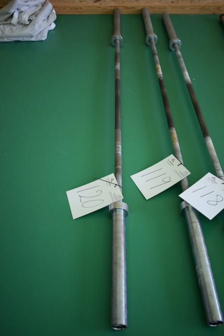 Pendlay, 20kg, 220cm Olympic weight rod clipping included
