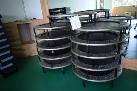 Gymnastic trampolines, diameter 100cm, 11stk.