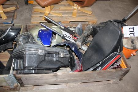 2 pallets of parts for motorcycle
