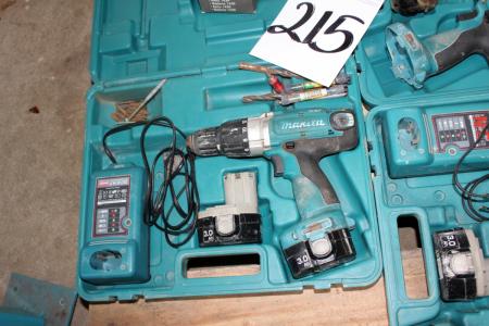 Pallet with Aku screwdrivers Makita Stand unknown
