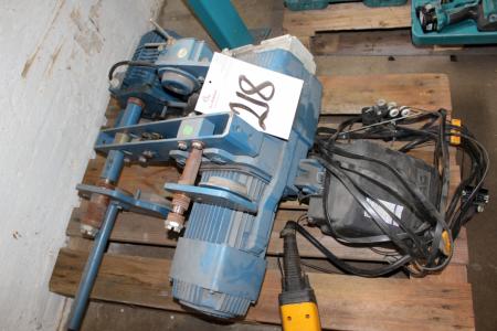 Demag electric hoist with trolley chain