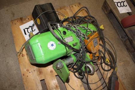 Electric hoist Stahl 1000 kg with trolley