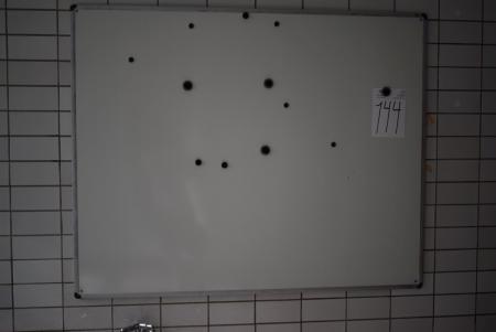 Whiteboard, 150cm X 120cm and PostingID blackboard, 120cm X 90cm