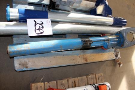 Used Kongskilde grain auger Ø 100 mm x 4.5 meters long Incl. T-piece and the further sleeve 100 mm diameter