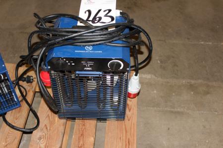 1 Large fan heater 9 kW 380 V 1 Small fan heater 220 V to 2000 kW