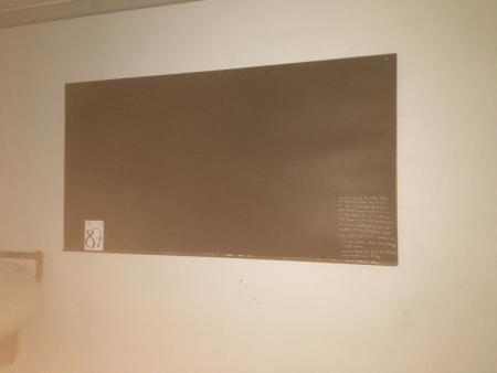 Blackboard, 225x120cm