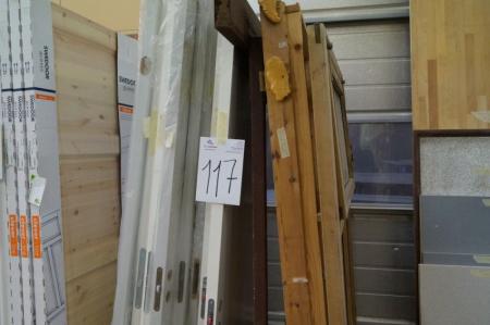 9 pcs. various flips doors + 1. conservatory party + Various joinery