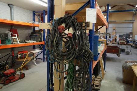 Various cables and hoses