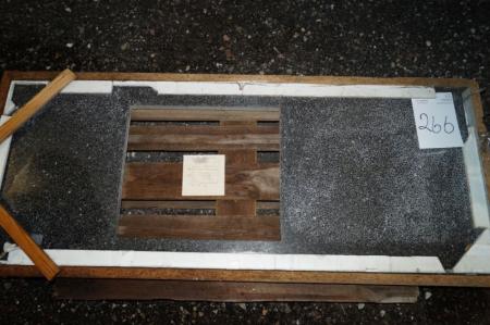 Bold Plate, m black terrazzo to the stove, 262 x 162 cm