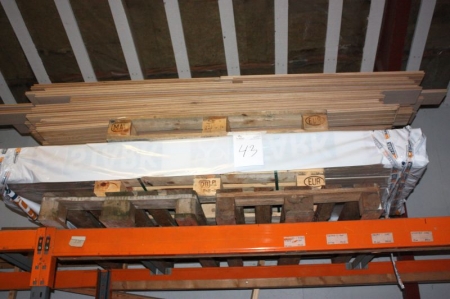 (2) Wood panels on pallets