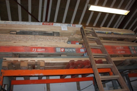(7) pallet with various flooring